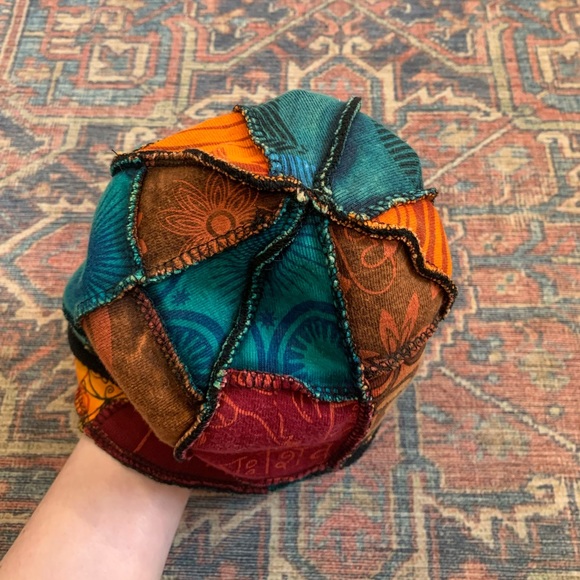 Hippie Patchwork Beanie - Picture 9 of 9